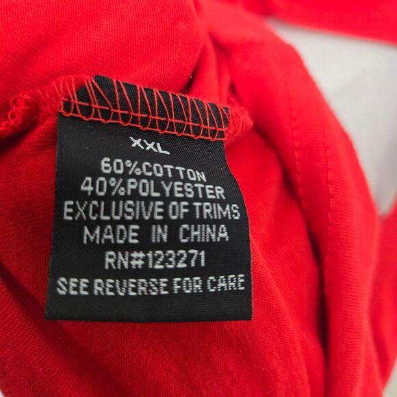 Fourteen Twelve Paris 24 Red Tank Top XXL - Picture 9 of 12